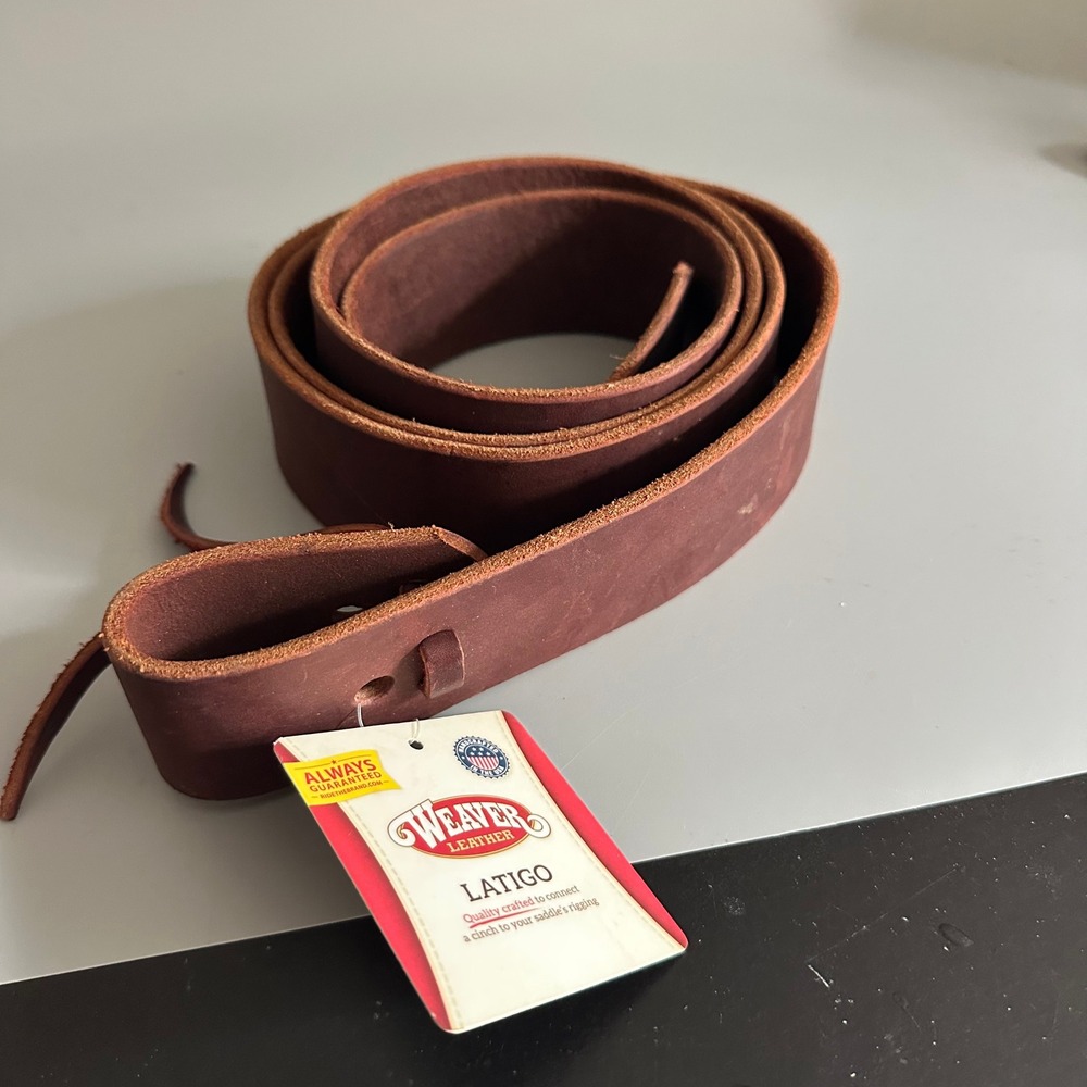 Weaver Leather Latigo Cinch Strap Burgundy Western Horse Tack Saddle Rigging NEW